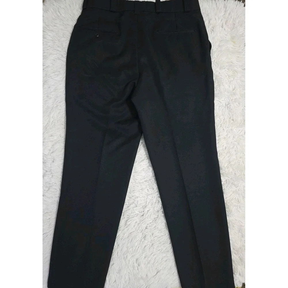 The Forge Cool Flex Pants Size 36x44 Made For Workers,‎ Black, Waist Grip, Flat